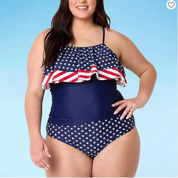 Oasis Stars and Stripes Tankini Set - Picture 1 of 16